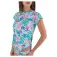 Hurley Rash guard manga curta Java Tropical