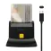 Aisens ASCR-SN04CSD-BK external card reader