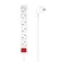 Aisens Regleta 6 Salidas con Interruptor