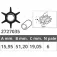Finnord Johnson/evinrude 2T 25PK Impeller