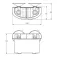 Easterner 2425221 Portabicchieri Plastica
