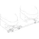 Mavi mare Ensemble de direction hydraulique GF350HD