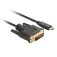 Lanberg USB-C-DVI-sovitin 1.8 m
