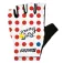 Santini Tour De France Official GPM Leader short gloves