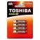Toshiba LR03 Pack AAA alkaline battery