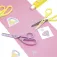 MILAN Blister Pack Basic Pastel Scissors Yellow