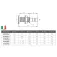 Nuova rade 40 mm Borddurchlass
