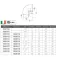 Guidi Conector de codo Latón M-F 2´´