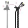 Nanocable Gestor de cables 10.36.0003-BK 3 m