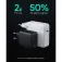 Aukey DUO 65W USB-C-wandlader