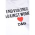 Dolce & gabbana End Violence Against kortarmet t-skjorte