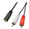 Lindy Cable H/M Aux 25 cm