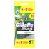 Gillette Unités Blue 3 Sensitive 4+1