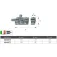 Foresti & suardi Messing Verchroomde grendel