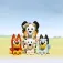 Bluey Pack de 4 Figuras Surtido