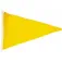 Adria bandiere Triangular Yellow Flag
