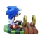Sonic Figurine Diorama à assembler 8 cm