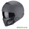 Scorpion EXO-Combat II Graphite convertible helmet