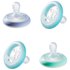 Tommee tippee Breast Form Night x4 Child Pacifier