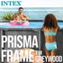 Intex 地上プールの上の丸い鉄骨フレーム Greywood Prism Premium Ø 549x122 cm