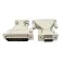 Euroconnex DB9H - DB25M Stecker