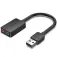 Vention CDYB0 USB-A til jack-adapter