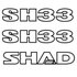 Shad Klistermärken SH33