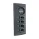 Plastimo 4 Switches Voltmeter Panel 15A 12V
