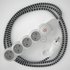 Creative cables Multiprise Câble En Rayonne RZ M1F4B02RZ04 04 2 m
