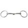Sefton Split curved matte ring snaffle 14 mm
