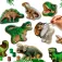 Ses creative Molde e Tinta de Dinossauros