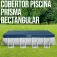 Intex Cubierta rectangular para piscina