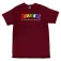 Thrasher Rainbow Maroon 반팔 티셔츠