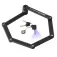Extend Candado plegable Cobalt 70