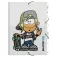 Me humanity A4 3-flapper Skater-mappe