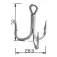Blue crab Treble Hook 10 units