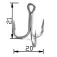 Blue crab Treble Hook 16 units
