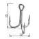 Blue crab Treble Hook 8 units