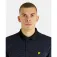 Lyle & scott Microstripe kurzarm-poloshirt