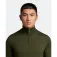 Lyle & scott Tonal Eagle half zip sweater