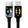 Ert group Cavo Type C a Lightning Mfi e Joker Batman 1M