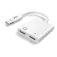 Cool Dual USB-C till Jack-adapter