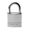 Master lock Mässing Ett förkromat hänglås