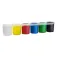MILAN Box 6 Pots Basic Colours Finger Paint 25ml