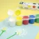 MILAN Box 6 Pots Basic Colours Finger Paint 25ml