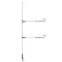 SPRO Salt Rig Daurade 5 Perles leader