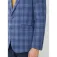 Hackett Blazer Silk Blue Check