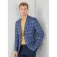 Hackett Blazer Silk Blue Check