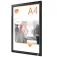 Nobo Impression Pro Rahmen Graphitgrau A4 Posterhalter