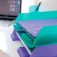 Esselte Colour Breeze PP A4 kartonmappe med 3 klapper